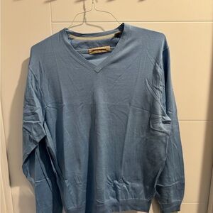 Tommy Bahama Light Blue V-Neck Sweater